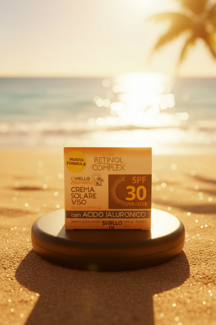 Crème Solaire SPF 30 à l'Acide Hyaluronique - 50 ml