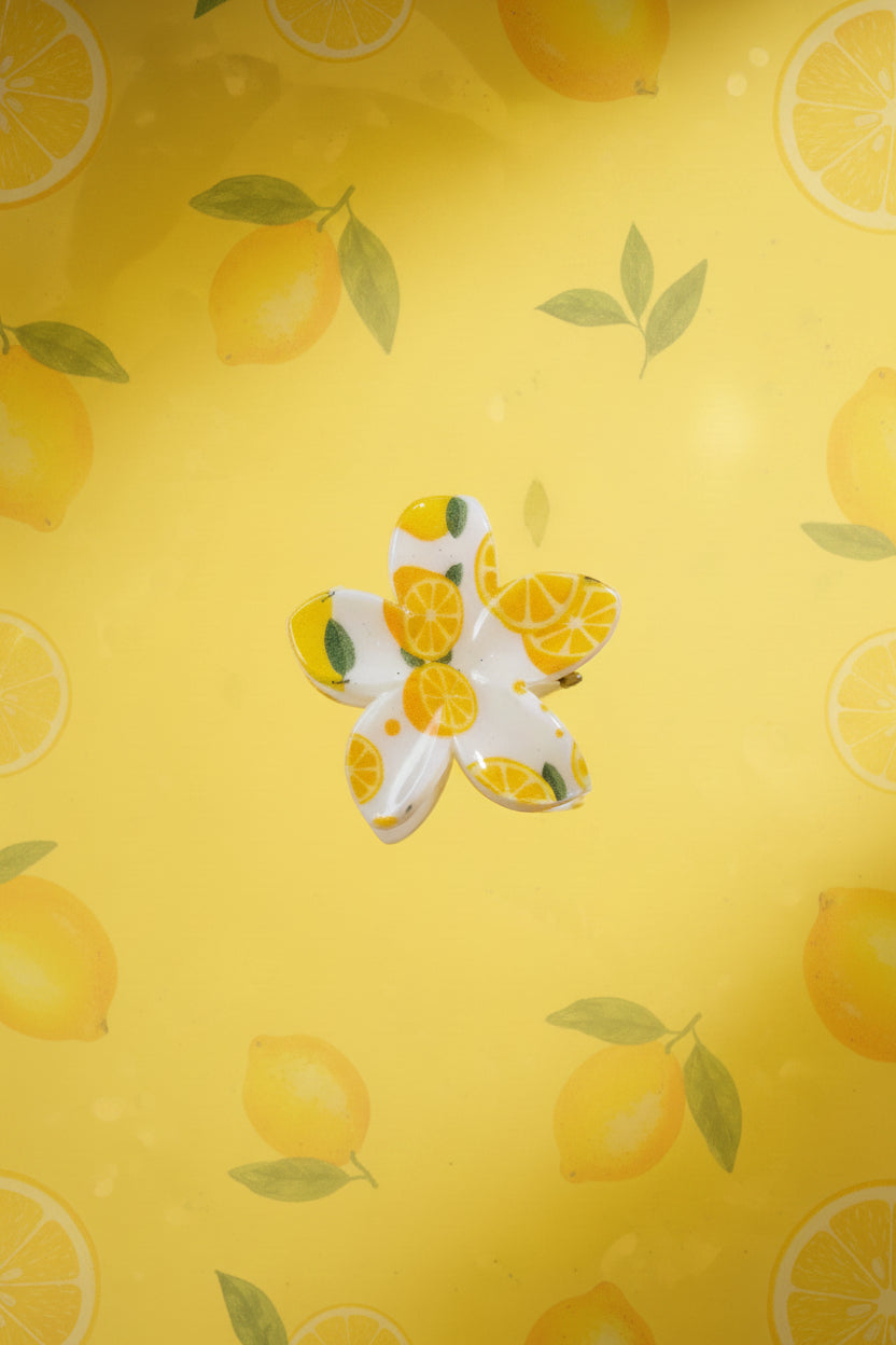 🍋 Pinces à cheveux Fruit - Citron 🍋