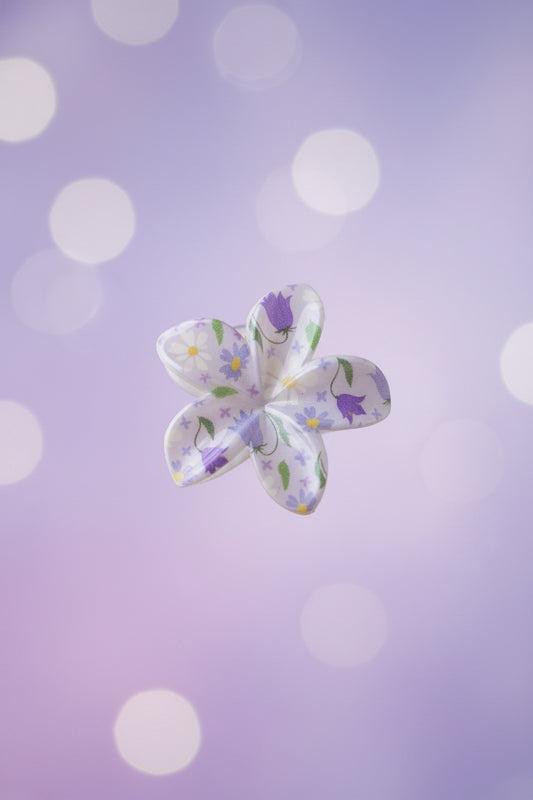 🪻Pinces à cheveux Fleur - Violette 🪻