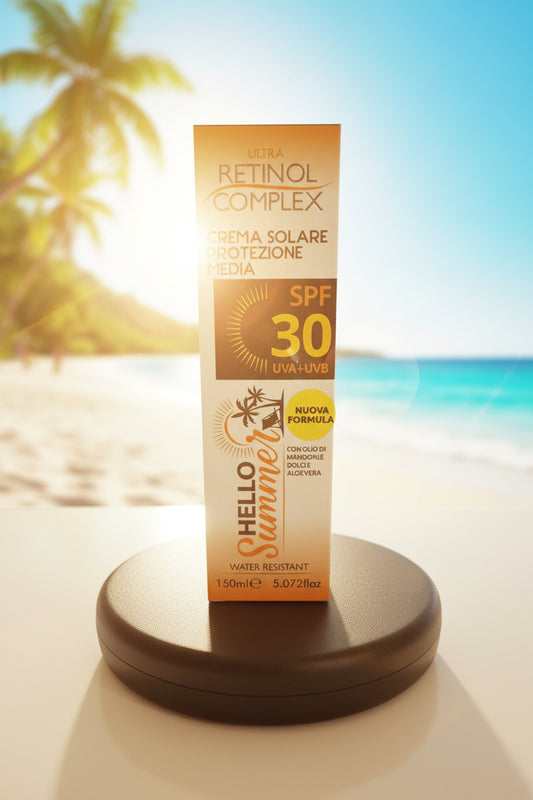 Crème Solaire SPF 30 Aloe Vera & Huile d'Amande - 150 ml